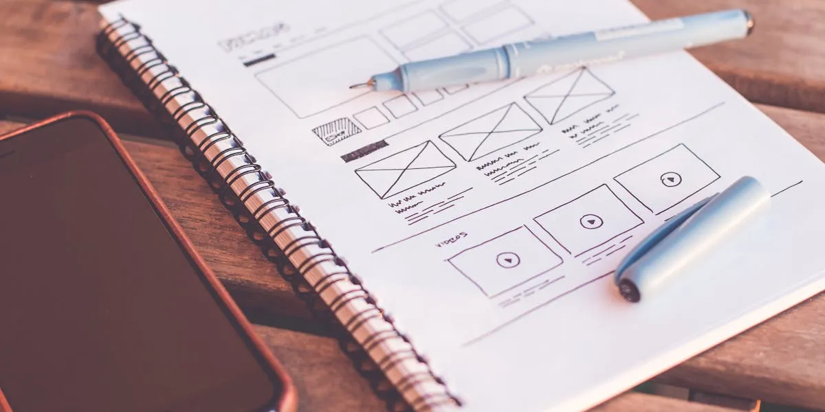 Professionelles Webdesign Mockup auf Laptop