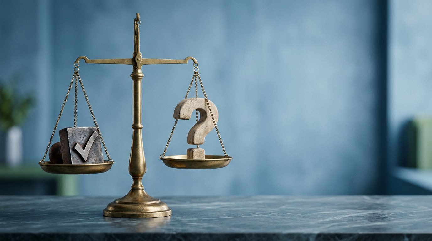 Symbolbild (KI-generiert) zum Thema: Abmahnung wegen Verstoß gegen Informationspflicht bei Kundenbewertungen: Technische Umsetzung für WooCommerce-Shops